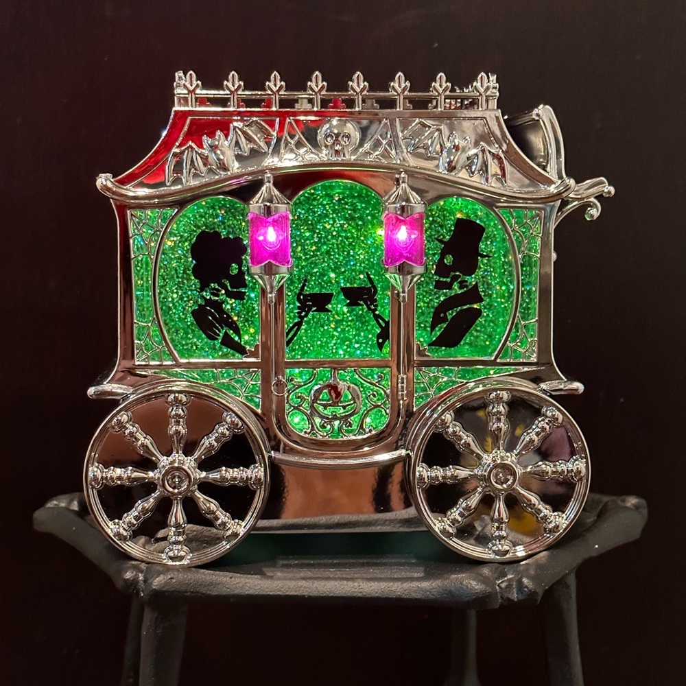 Bath and Body Works Carriage glitter LED Candle Holder. Halloween 2023. BNWT
